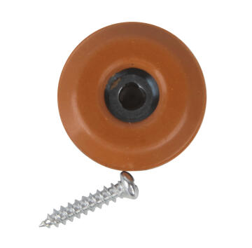 Furniture glides with screws brown 25mm 4pc standers