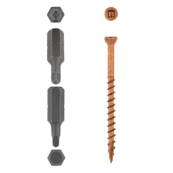 EUREKA DECKING SCR SMTH SHK 4.5X60MM Q50
