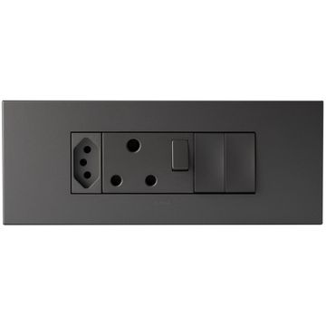 Embedded Multiplug 6 Module S Cluster LEGRAND Magnesium