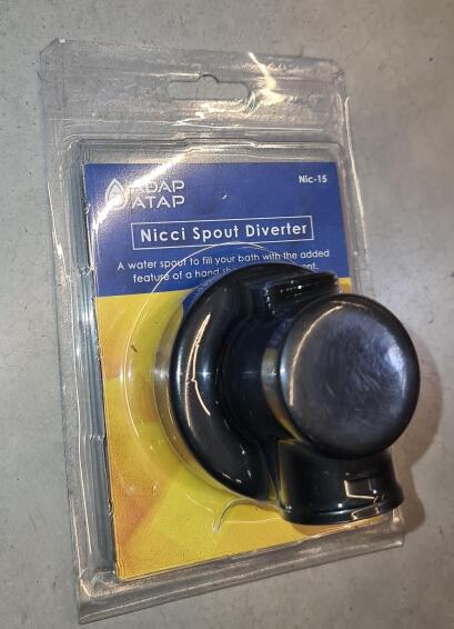 NICCI SPOUT DIVERTER BLACK