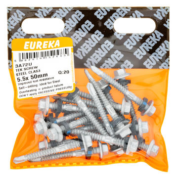 EUREKA TEK SCREW STL CLAS4 5.5X50MM Q20