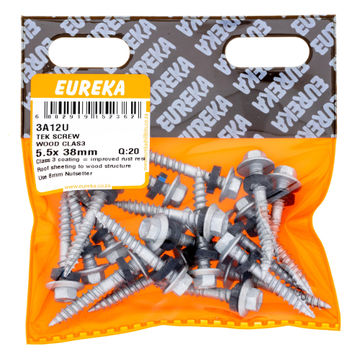 EUREKA TEK SCREW WOOD CLAS3 5.5X38MM Q20