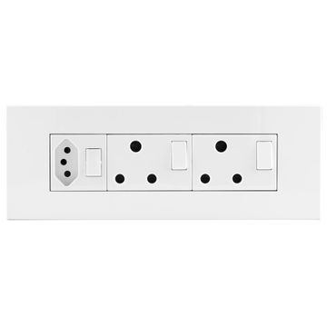 8MOD T CLUSTER WHITE