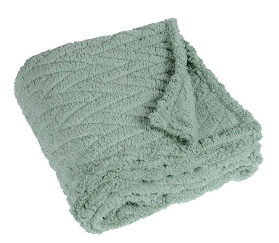 Snow throw mint 130x150cm