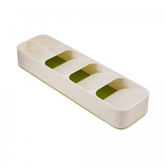 Kitchen Cutlery Tray Drawer Organiser White