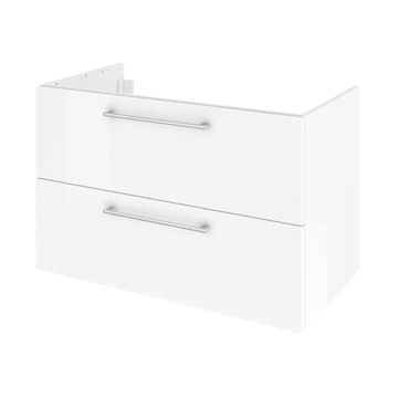 Sensea Remix Wall Hung Bathroom Cabinet White W90cmxD46cmxH58cm
