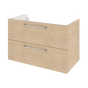 Sensea Remix Wall Hung Bathroom Cabinet Natural W90cmxD46cmxH58cm
