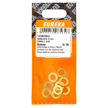EUREKA WASHER FLAT SMALL S/B 6MM Q10