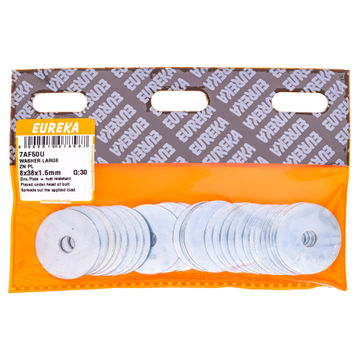 EUREKA WASHER LARGE ZP 8X38X1.5MM Q30