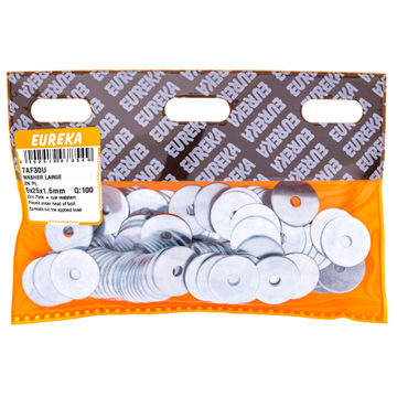 EUREKA WASHER LARGE ZP 5X25X1.5MM Q100