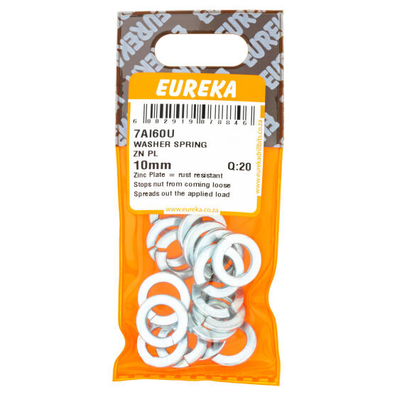 EUREKA WASHER SPRING ZP 10MM Q20