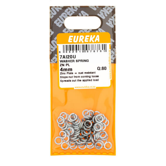 EUREKA WASHER SPRING ZP 4MM Q80