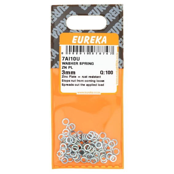 EUREKA WASHER SPRING ZP 3MM Q100