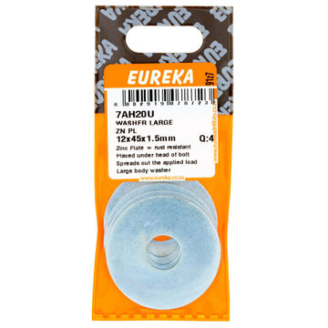 EUREKA WASHER LARGE ZP 12X45X1.5MM Q4