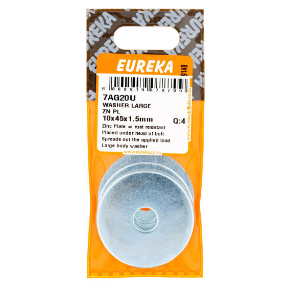 EUREKA WASHER LARGE ZP 10X45X1.5MM Q4