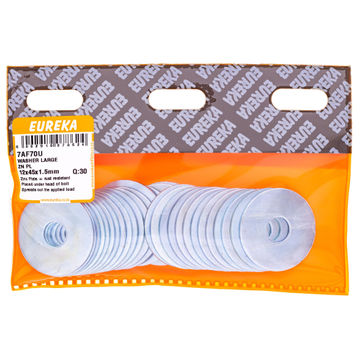 EUREKA WASHER LARGE ZP 12X45X1.5MM Q30
