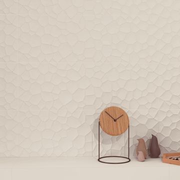 Wall tile arctic ivory 3d matte l90cm x w30cm (1.08m2/box)