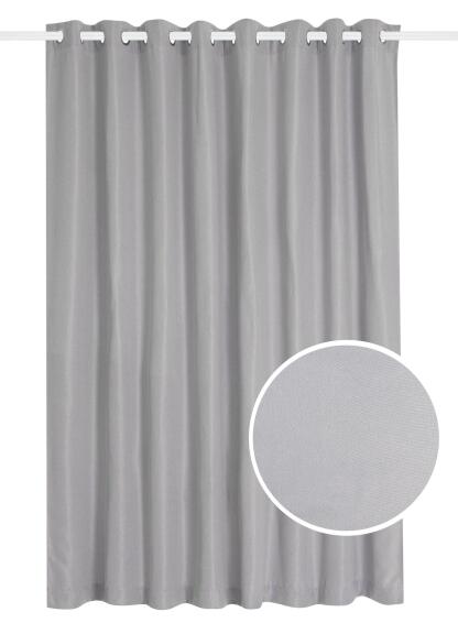 BLOCKOUT CURT EYELET JAC GREY 260X225CM