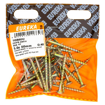 EUREKA CHIPB SMTH SHK YP 5.0X50MM Q40