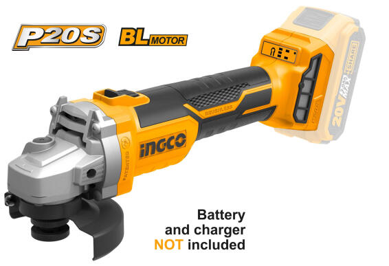 grinder INGCO 115mm bl 20v bare
