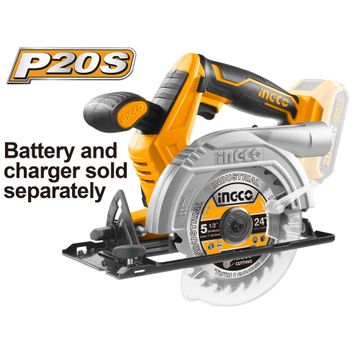 circular saw cordless INGCO 20v 140mm bare
