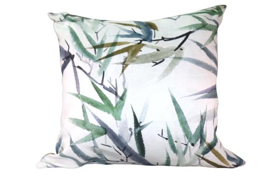 CUSHION ORGANIC LEAF 50x50cm