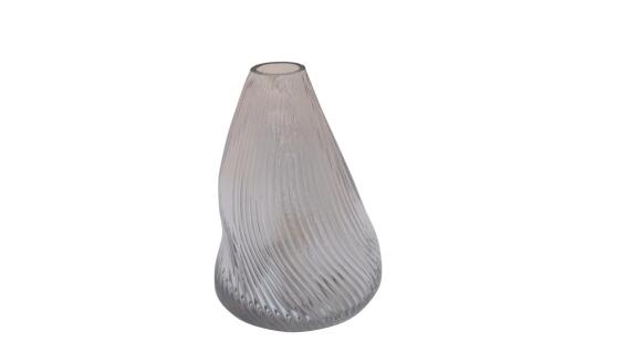 Clear bulb vase