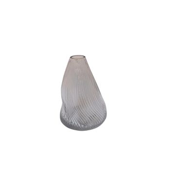 Clear bulb vase