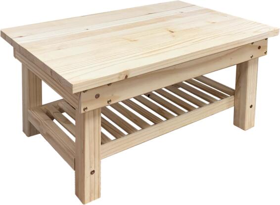 Pine Furniture Kit Coffee Table T600mm x W1200mm x L450mm