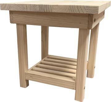 Kit Side Table Pine-h450Xw450xl450mm