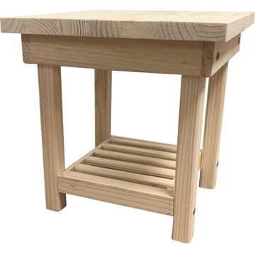 Pine Furniture Kit Side Table T470mm x W470mm x L450mm