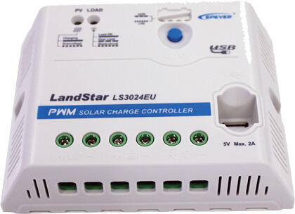 SOLAR CHARGE CONTROLLER 12/24V 30A USB
