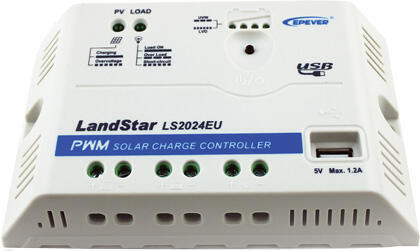 SOLAR CHARGE CONTROLLER 12/24V 20A USB