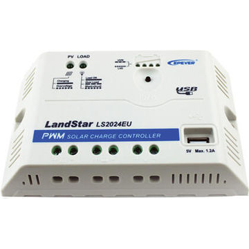 SOLAR CHARGE CONTROLLER 12/24V 20A USB