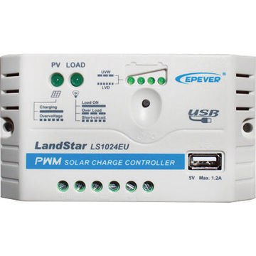 SOLAR CHARGE CONTROLLER 12/24V 10A USB