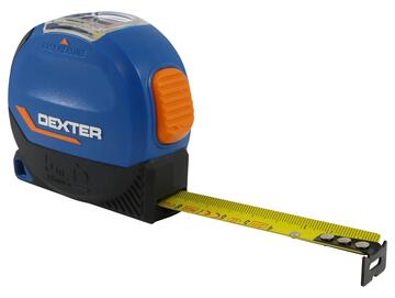 DEXTER L2 5M MEASURING TAPE WITH WINDOW