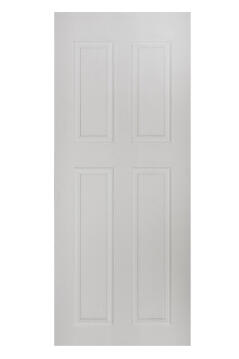 Interior door hollow core deep moulded 4 Panel white-w813xh2032mm
