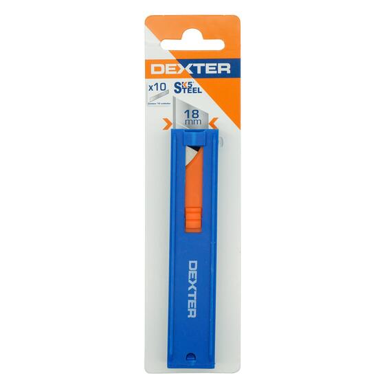 Dexter 10pc 18mm blades set sk5