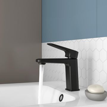 Sensea  Remix Basin Mixer Tap Black H8cm