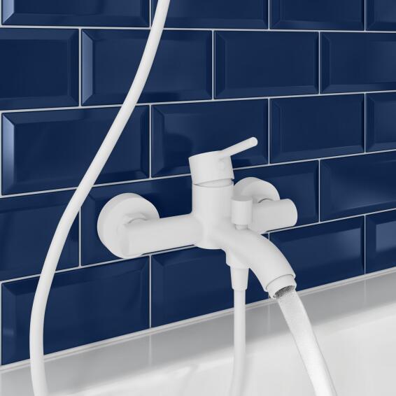 Bath Shower Faucet Acs Sensea Mia White