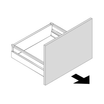 Delinia Kitchen Drawer Sevilla White L60Cm X H13Cm