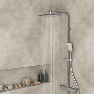 Sensea Studio Full System Shower With Mixer Chrome W30cmxD53cmxH115cm