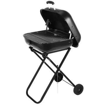 Easy Carry Charcoal Braai Stand Black L52cmxW53cm