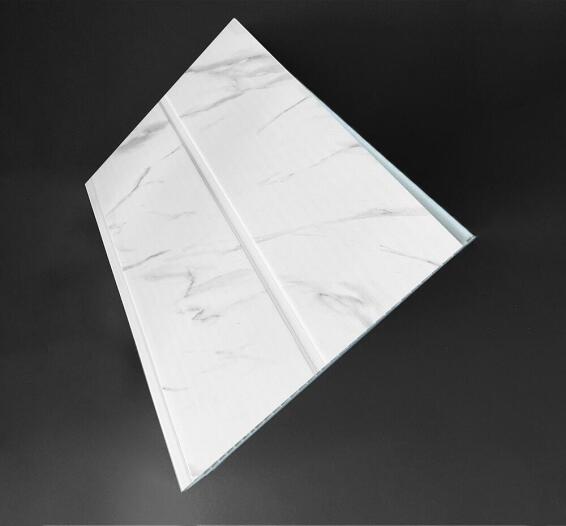 Marble PVC Ceiling Panel with groove T6mm x W250mm x L3.9m