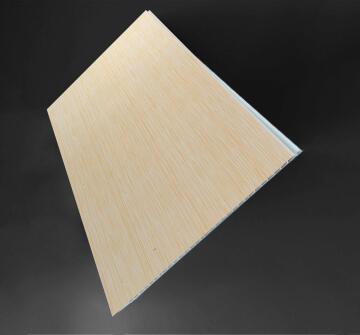 Interior Cladding PVC for Ceiling Print Beige Stripe 6mm thick-300x3900mm-panel of 1.17m2