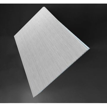 Interior Cladding PVC for Ceiling Print Grey Stripe 6mm thick-300x3900mm-panel of 1.17m2