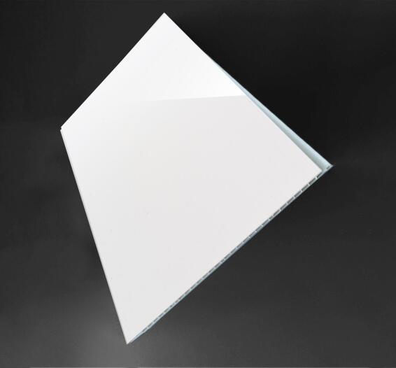 Interior Cladding PVC For Ceiling Transfer Foil High Gloss White 6mm Thick 300mm x 3900mm panel of 1.17m2