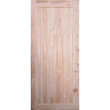 Interior Sliding Door Kit Pine Barn Vertical Slat-W930xH2100mm
