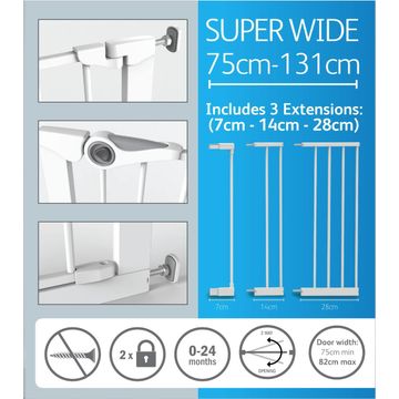 PRESSURE FIT GATE + 3 EXT BAMBINO