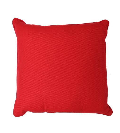 Indian Cord Cushion With Piping Red 50x50cm